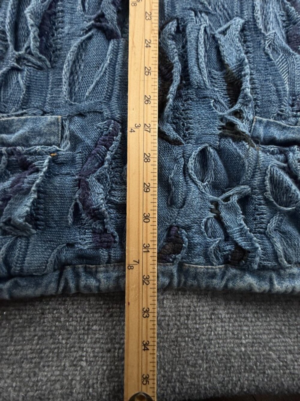 COOGI Blues Australia Sweater Women Pullover Knit Medium Blue Heavyweight Long - Picture 8 of 16